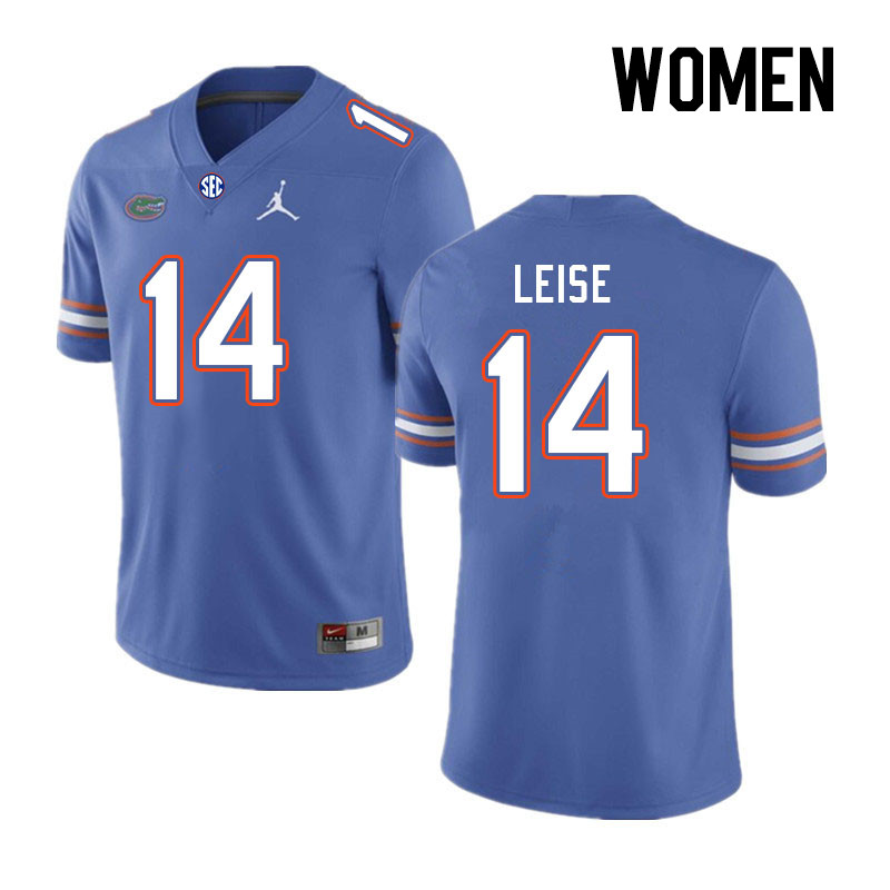 Women #14 Parker Leise Florida Gators College Football Jerseys Stitched-Royal - Click Image to Close